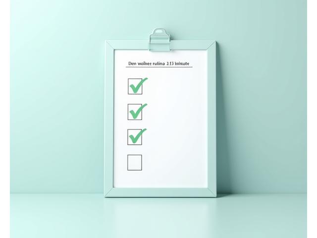 Náhled Checklistu 'Denní wellness rutina'