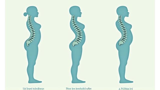 Náhled videa 'Zlepšete své držení těla' s ilustrací správného postavení zad.