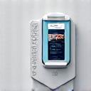 Sada pro domácí testování DNA nebo krve na moderním stole, s tabletem pro online konzultaci s lékařem (telemedicína).